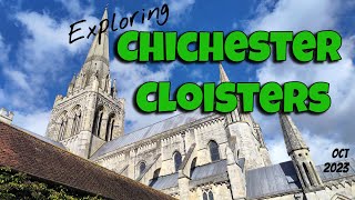 Exploring Chichester Cloisters English Cathedral HD [upl. by Jerrold487]