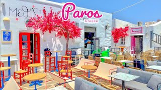 Paros Greece 🇬🇷  The Affordable Mykonos  4K 60fps HDR Walking Tour [upl. by Burty]