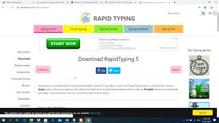 Download and Install Rapid Typing Software [upl. by Ardnuek797]