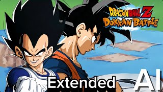 LR INT VegetaGoku but the OST is extended by AI  Dokkan Battle [upl. by Driscoll649]