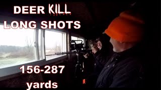 LONG KILL SHOTS  DEER HUNTING  243  6mm ARC 2545 Sharps 7mm 08  65 Creedmoor [upl. by Idnem]