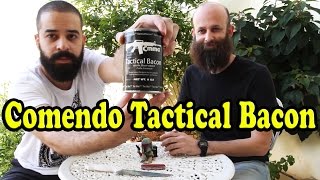 Comendo bacon enlatado Tactical Bacon VLOG [upl. by Lougheed]