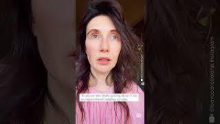 Carice van Houten explains why its important to keep posting about Gaza [upl. by Rednasxela872]