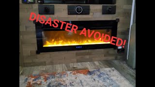 Riverstone Legacy 42FSKG  DISASTER Avoided  Hack to protect glass panel [upl. by Areehs]