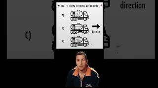 Comment which truck is moving Use physics concept riddles physics science [upl. by Etz598]