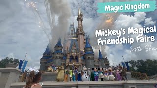 Mickeys Magical Friendship Faire FULL Castle Show Magic Kingdom  Odalys Nahir [upl. by Labotsirc371]