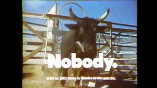 Schlitz Malt Liquor Rodeo Commercial 1976 [upl. by Lightfoot]