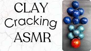 Clay Cracking ASMR  Satisfying Crunchy Sounds to Relax amp Unwind [upl. by Letnahs]