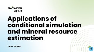 PD Training Course Applications of conditional simulation and mineral resource estimation 1DAY [upl. by Carpenter538]