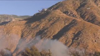 3 killed after 2 firefighting helicopters collide midair in Riverside County [upl. by Eikcid]