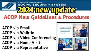 2024 new SSS ACOP guidelines and procedures to file ACOP [upl. by Waldman650]