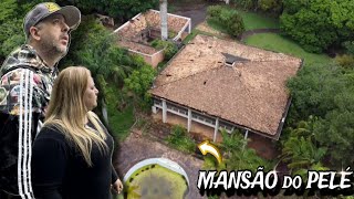 Inacreditável MAIS UMA MANSÃO ABANDONADA do REI PELÉ 🏰 [upl. by Anitnegra]