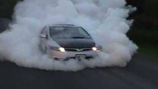 06 civic Si burnout [upl. by Nomyt826]