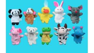 10 Pc Soft Plush Animal Finger Puppet [upl. by Aihsenyt845]