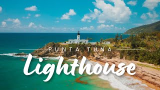 Puerto Rico 🇵🇷  Punta Tuna Lighthouse  Maunabo PR  4K drone views bejazy [upl. by Repsac104]