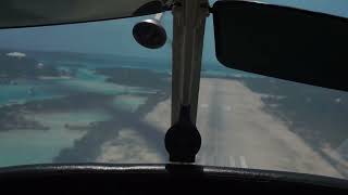 Landing Staniel Cay MYES Bahamas [upl. by Desimone]