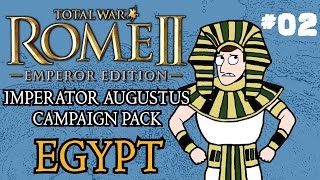 Lets Play  Total War Rome 2  Imperator Augustus Egypt Campaign  Part Two [upl. by Obie]