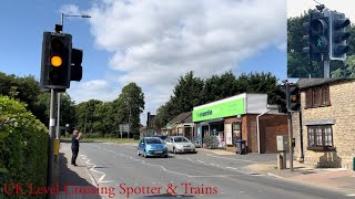 Lyneham  Unbranded Mellors  Microsense Pelican Crossing Traffic Lights Wiltshire [upl. by Zindman674]