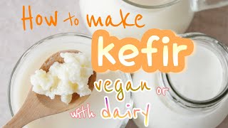 How to make milk kefir also vegan [upl. by Honor286]