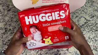 Unboxing Free Huggies Diapers amp Wipes  Huggies No Baby Unhugged [upl. by Zednanref270]