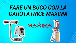 COME FARE UN BUCO CON LA CAROTATRICE MAXIMA [upl. by Arihppas584]