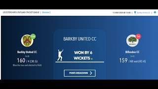 MATCH HIGHLIGHTS  Barkby United v Billesdon 11524 [upl. by Jadwiga280]