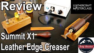 REVIEW Summit X1 Leather Edge Creaser  BONUS project [upl. by Aneele]