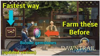 How to farm Bicolor gemstones for Dawntrail [upl. by Ellezig]