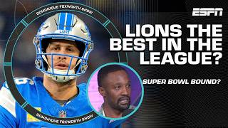 Are the Lions the BEST TEAM IN FOOTBALL 🔥  The Domonique Foxworth Show [upl. by Nannahs48]