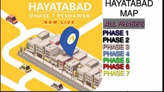 Peshawar City Town Hayatabad All Phases Map  Engineers Property Dealer [upl. by Haskins]