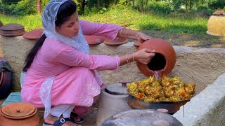 Muradabadi CHICKEN BIRYANI making in village Unvealing VILLAGE Tradtional Authenticity ll [upl. by Held688]