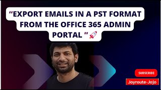 How to export emails in a PST format from the Microsoft 365 Admin portal [upl. by Warfourd]