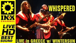 WHISPERED Full Concert w WINTERSUN 51017 Thessaloniki Greece [upl. by Novehs]