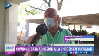 Covid19 En Tucumán solo 3 de cada 10 personas se colocaron la 3era dosis [upl. by Airdnax403]