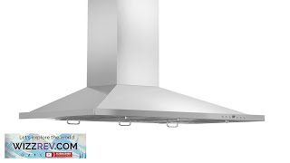 Wall Mount Range Hood in Stainless Steel with Crown Molding KBCRN48 ZLINE Review [upl. by Higley277]