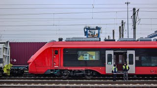 Rama electrica Alstom Coradia Stream IC5 DSB in  în Curtici and  și Timisoara [upl. by Patty]