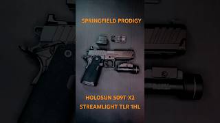 SPRINGFIELD PRODIGY  HOLOSUN 509T X2  STREAMLIGHT TLR 1HL springfield holosun streamlight [upl. by Nesral]