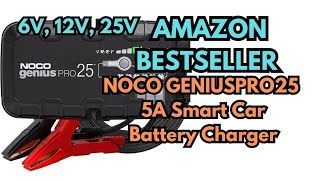 NOCO GENIUSPRO25 25A Smart Car Battery Charger [upl. by Aonian493]