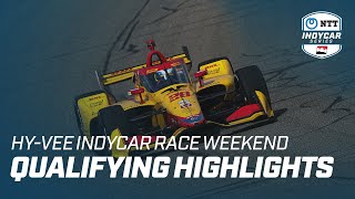 Qualifying Highlights  2023 HyVee INDYCAR Race Weekend  NTT INDYCAR SERIES [upl. by Werdn]