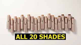 Shades of bareMinerals Complexion Rescue Hydrating SPF25 Foundation Stick 2022 [upl. by Ylecic]