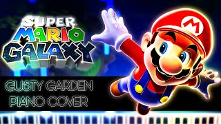 Gusty Garden Galaxy Relaxing Piano Cover  with Strings Orchestra  Super Mario Galaxy [upl. by Malti]