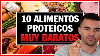 10 Mejores Alimentos Altos en Proteínas ¡¡MUY BARATOS [upl. by Anayi]