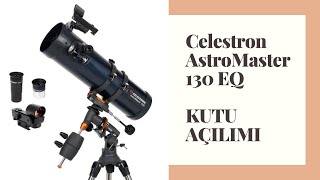 Celestron AstroMaster 130EQMD Motor Drive Teleskop İncelemesi  DEVASA TELESKOP [upl. by Rollet618]