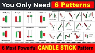 6 Most Powerful Candlestick Patterns for Trading  You only Need 6 Patterns in Trading [upl. by Biggs]