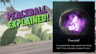 How To Use The Peaceball in Sea of Thieves  Every Cursed Cannonball Explained Shorts [upl. by Yrag560]