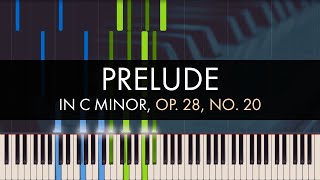 Frédéric Chopin  Prelude in C Minor Op 28 No 20 [upl. by Aynot]