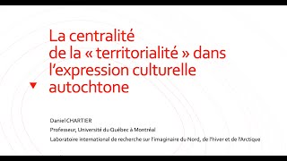 La territorialité dans les littératures autochtones [upl. by Merrili]