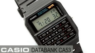 Reloj Casio Databank CA53W  wwwCompraFacilmx [upl. by Galasyn]