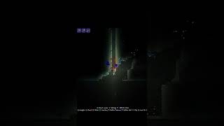 Terraria Where you randomly dig into nonexistent caves gaming shorts terraria [upl. by Laurent]