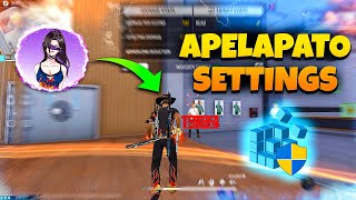 ApelapatoGo Apelapato Revealed His BEST Settings 🔥 [upl. by Jochebed26]